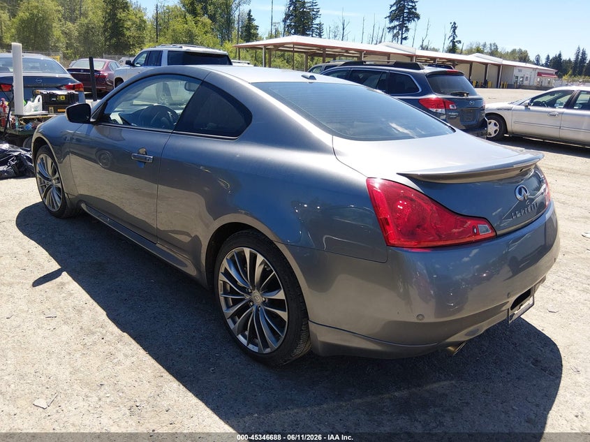 2011 Infiniti G37 VIN JN1CV6EL7BM262116 IAAI salvage auction — FRONT END, Salvage (Texas), sold $5,750 on 2026-07-15 (photo 3)