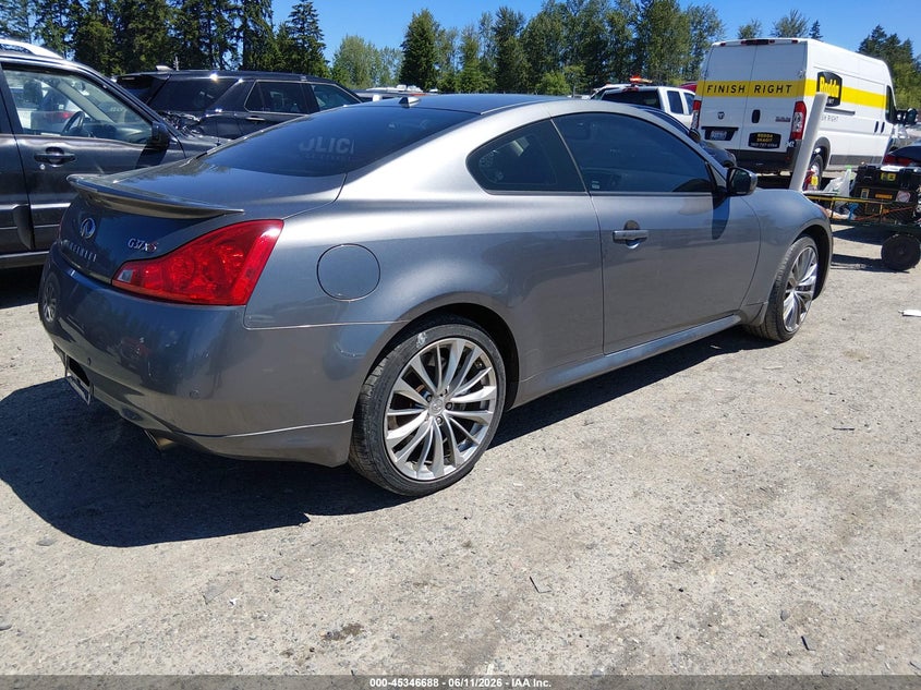 2011 Infiniti G37 VIN JN1CV6EL7BM262116 IAAI salvage auction — FRONT END, Salvage (Texas), sold $5,750 on 2026-07-15 (photo 4)