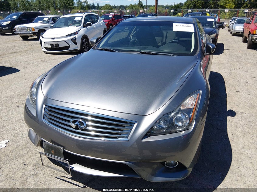 2011 Infiniti G37 VIN JN1CV6EL7BM262116 IAAI salvage auction — FRONT END, Salvage (Texas), sold $5,750 on 2026-07-15 (photo 6)