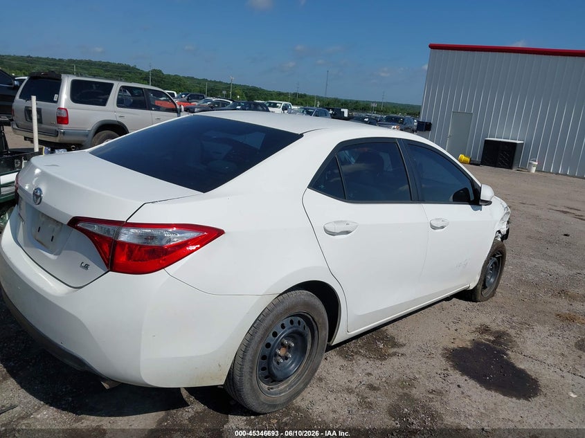 2014 Toyota Corolla VIN 5YFBURHE1EP082917 IAAI salvage auction — RIGHT FRONT, Clear (Oklahoma), sold $1,900 on 2026-08-01 (photo 4)