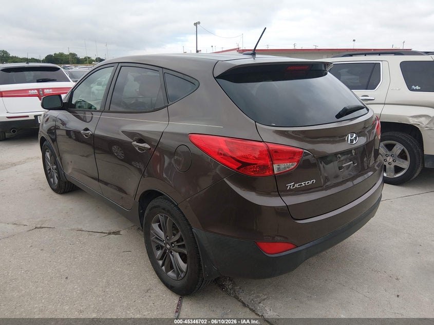 2015 Hyundai Tucson VIN KM8JT3AF6FU967905 IAAI salvage auction — NORMAL WEAR, Original (Texas), sold $2,550 on 2026-07-13 (photo 3)