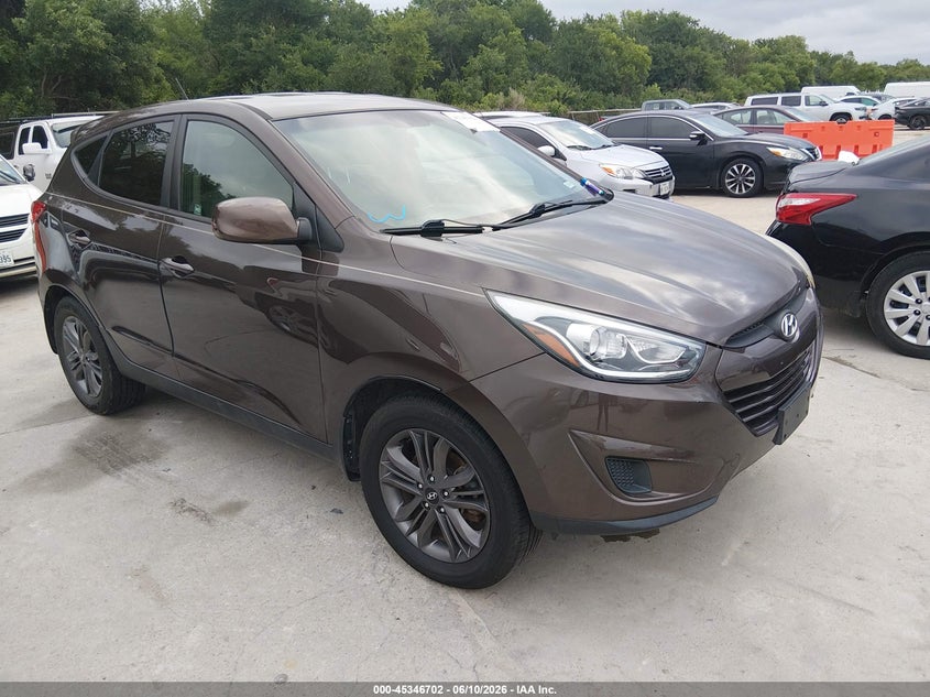 2015 Hyundai Tucson VIN KM8JT3AF6FU967905 IAAI salvage auction — NORMAL WEAR, Original (Texas), sold $2,550 on 2026-07-13 (photo 1)