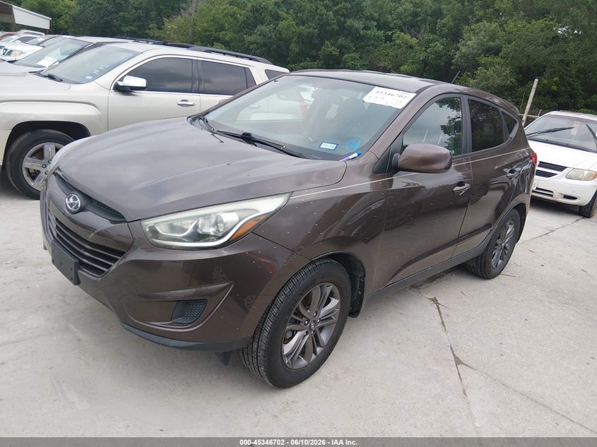 2015 Hyundai Tucson VIN KM8JT3AF6FU967905 IAAI salvage auction — NORMAL WEAR, Original (Texas), sold $2,550 on 2026-07-13 (photo 2)