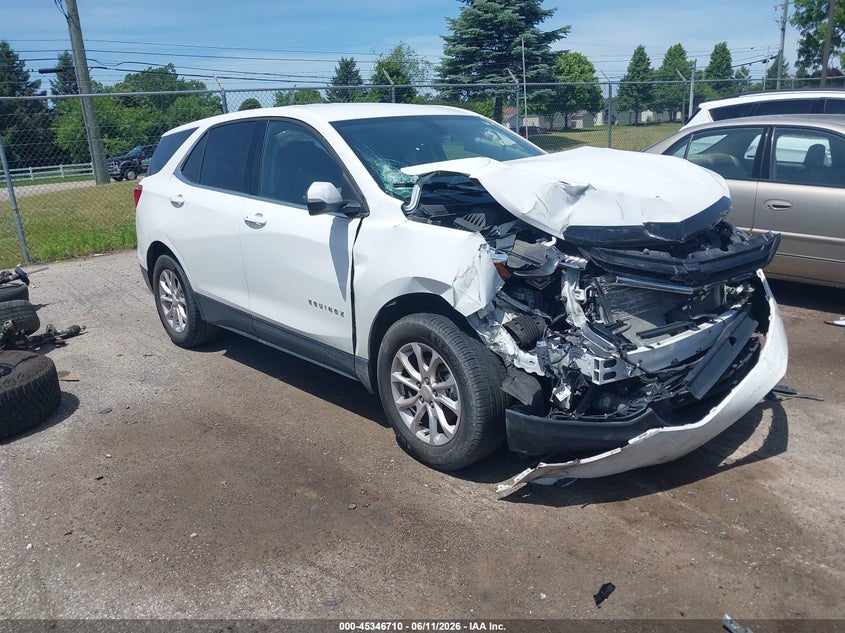 2019 Chevrolet Equinox VIN 3GNAXKEV2KS504987 IAAI salvage auction — FRONT END, Clear (Michigan), sold $2,175 on 2026-07-24 (photo 1)