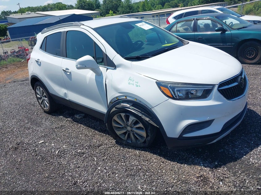 2018 Buick Encore VIN KL4CJASB7JB710138 IAAI salvage auction — RIGHT FRONT, Salvage (South Carolina), sold $400 on 2026-07-28 (photo 1)