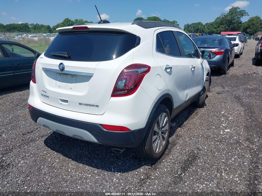 2018 Buick Encore VIN KL4CJASB7JB710138 IAAI salvage auction — RIGHT FRONT, Salvage (South Carolina), sold $400 on 2026-07-28 (photo 4)