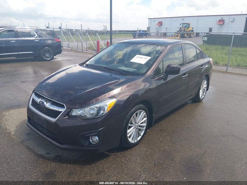 2013 Subaru Impreza VIN JF1GJAH6XDH018531 IAAI salvage auction — RIGHT FRONT, Salvage Title, sold $1,525 on 2026-07-27 (photo 2)