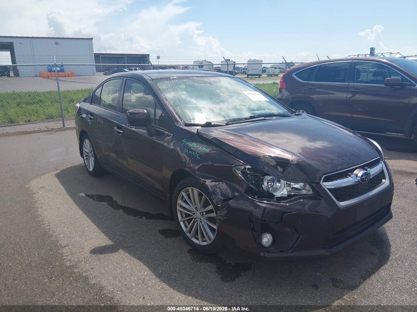 2013 Subaru Impreza VIN JF1GJAH6XDH018531 IAAI salvage auction — RIGHT FRONT, Salvage Title, sold $1,525 on 2026-07-27 (photo 6)