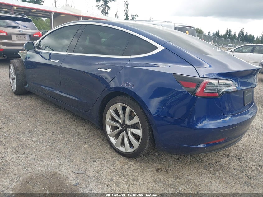 2020 Tesla Model 3 VIN 5YJ3E1EA4LF785988 IAAI salvage auction — FRONT END, Salvage Title, sold $4,450 on 2026-07-31 (photo 3)