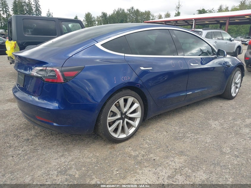2020 Tesla Model 3 VIN 5YJ3E1EA4LF785988 IAAI salvage auction — FRONT END, Salvage Title, sold $4,450 on 2026-07-31 (photo 4)