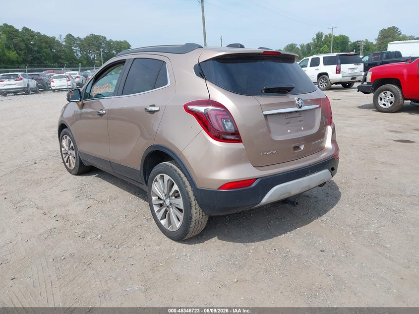 2018 Buick Encore VIN KL4CJASB2JB524250 IAAI salvage auction — REAR END, Salvage (Virginia), sold $1,125 on 2026-07-31 (photo 3)