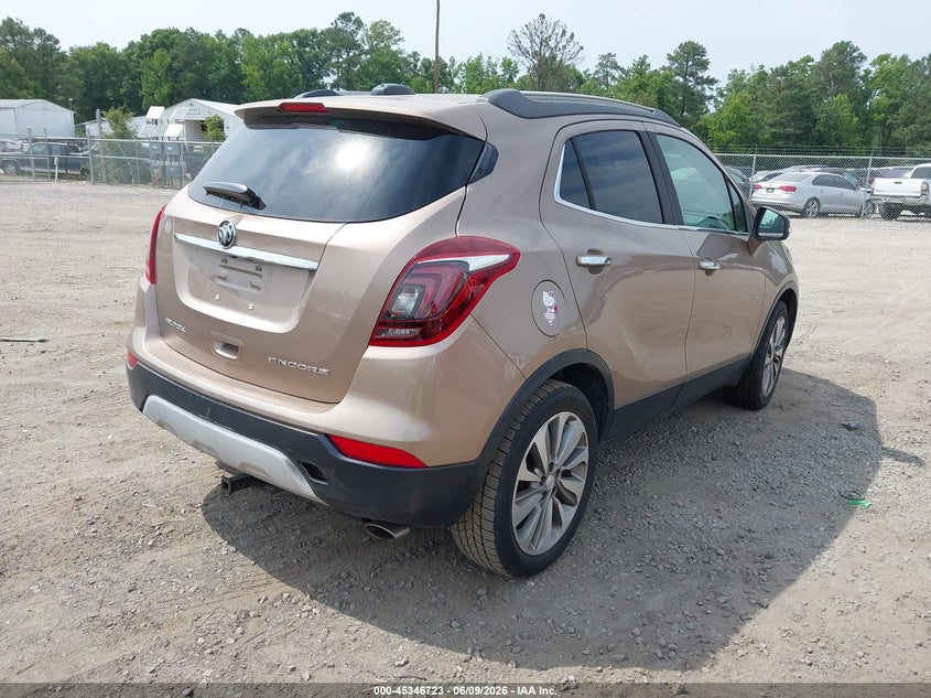 2018 Buick Encore VIN KL4CJASB2JB524250 IAAI salvage auction — REAR END, Salvage (Virginia), sold $1,125 on 2026-07-31 (photo 4)
