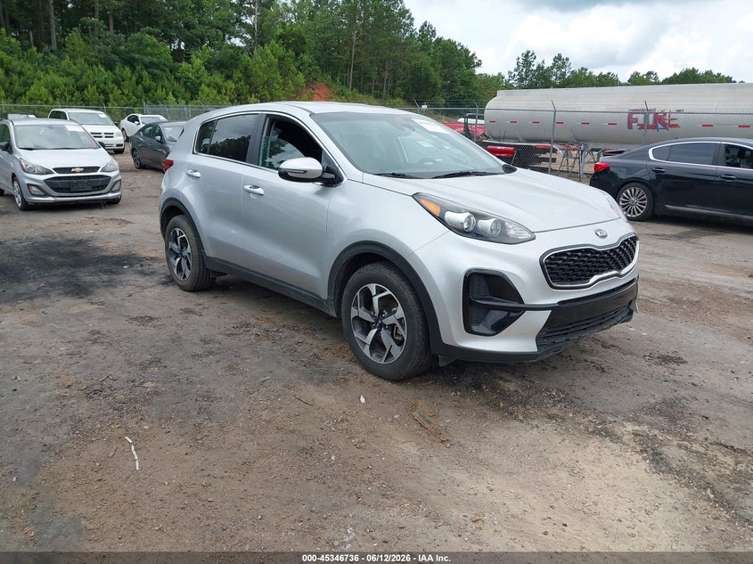 2020 Kia Sportage VIN KNDPM3AC1L7634717 IAAI salvage auction — FRONT END, Salvage (Mississippi), sold $3,050 on 2026-07-22 (photo 1)