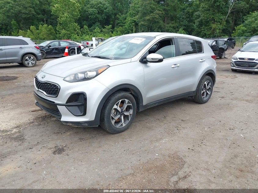 2020 Kia Sportage VIN KNDPM3AC1L7634717 IAAI salvage auction — FRONT END, Salvage (Mississippi), sold $3,050 on 2026-07-22 (photo 2)