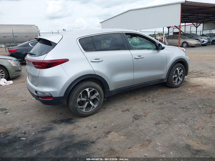 2020 Kia Sportage VIN KNDPM3AC1L7634717 IAAI salvage auction — FRONT END, Salvage (Mississippi), sold $3,050 on 2026-07-22 (photo 4)