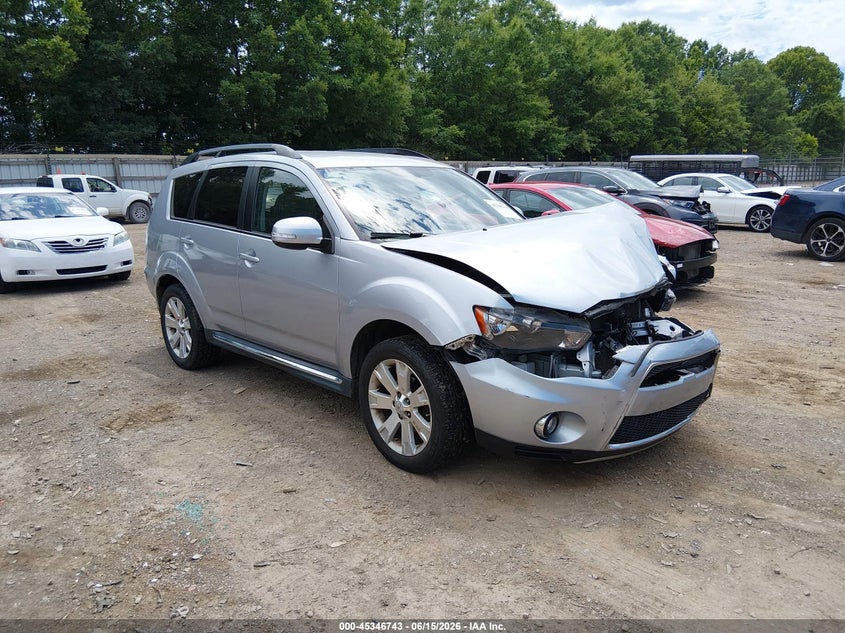 2011 Mitsubishi Outlander VIN JA4JT3AW7BU038573 IAAI salvage auction — FRONT END, Salvage (Tennessee), sold $425 on 2026-07-15 (photo 1)