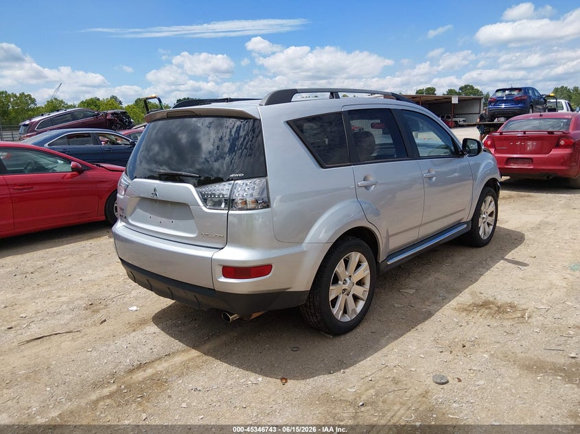 2011 Mitsubishi Outlander VIN JA4JT3AW7BU038573 IAAI salvage auction — FRONT END, Salvage (Tennessee), sold $425 on 2026-07-15 (photo 4)