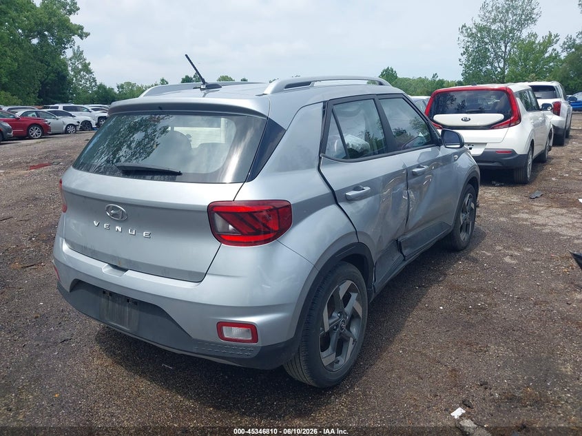 2023 Hyundai Venue VIN KMHRC8A36PU223549 IAAI salvage auction — RIGHT SIDE, Salvage Title, sold $4,400 on 2026-07-28 (photo 4)