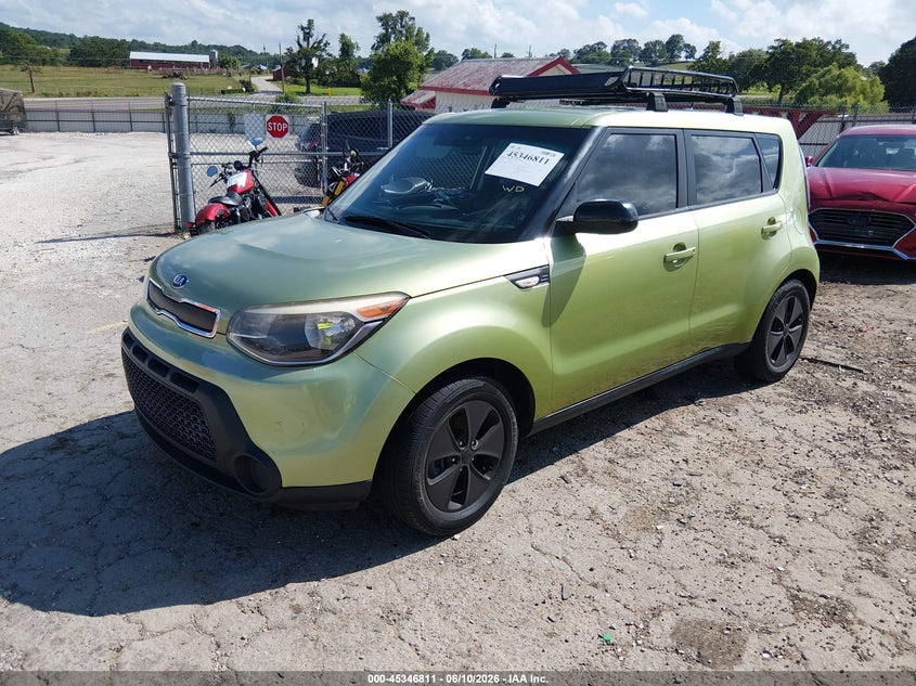 2014 Kia Soul VIN KNDJN2A22E7713028 IAAI salvage auction — THEFT, Clear (Arkansas), sold $400 on 2026-07-16 (photo 2)