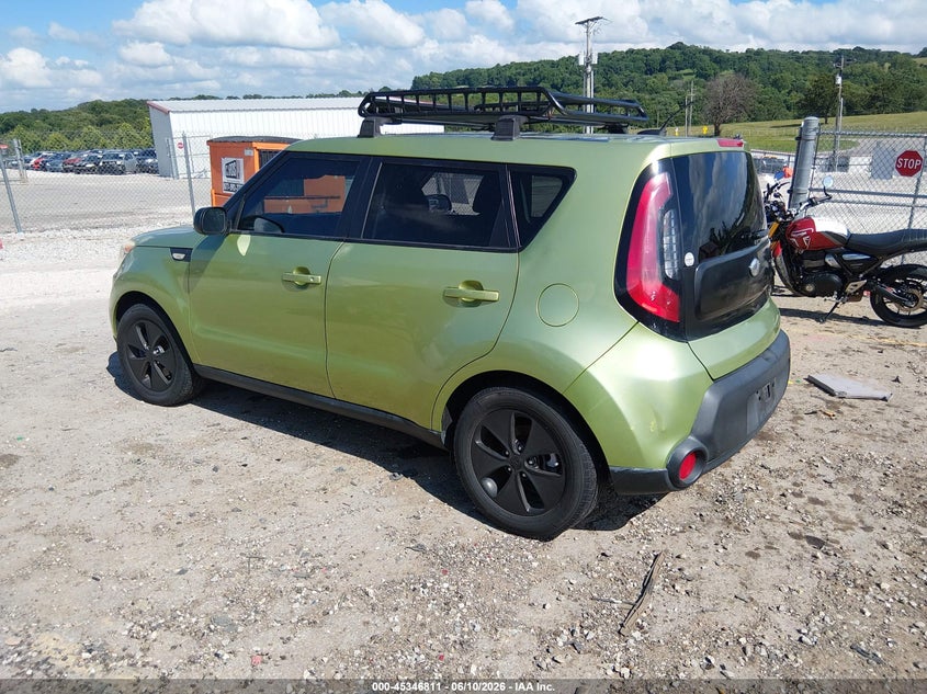 2014 Kia Soul VIN KNDJN2A22E7713028 IAAI salvage auction — THEFT, Clear (Arkansas), sold $400 on 2026-07-16 (photo 3)