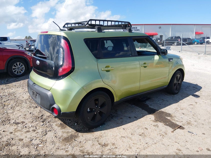 2014 Kia Soul VIN KNDJN2A22E7713028 IAAI salvage auction — THEFT, Clear (Arkansas), sold $400 on 2026-07-16 (photo 4)