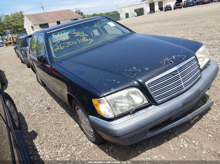 1995 Mercedes-benz S class VIN WDBGB34E1SA221568 IAAI salvage auction — LEFT REAR, Bill Of Sale (New York), sold $450 on 2026-07-14 (photo 1)