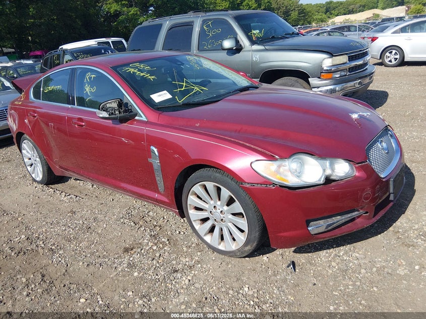 2009 Jaguar Xf VIN SAJWA06B29HR11477 IAAI salvage auction — FRONT & REAR, Bill Of Sale (New York), sold $600 on 2026-07-14 (photo 1)