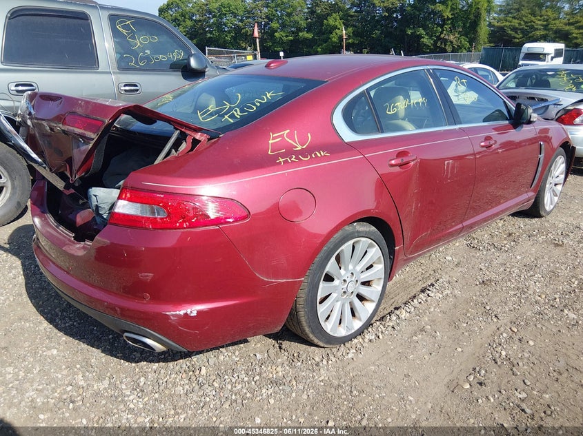 2009 Jaguar Xf VIN SAJWA06B29HR11477 IAAI salvage auction — FRONT & REAR, Bill Of Sale (New York), sold $600 on 2026-07-14 (photo 4)