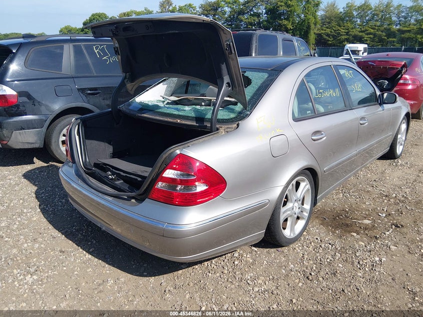 2004 Mercedes-benz E-class VIN WDBUF70J34A463573 IAAI salvage auction — FRONT & REAR, Bill Of Sale (New York), sold $400 on 2026-07-07 (photo 4)