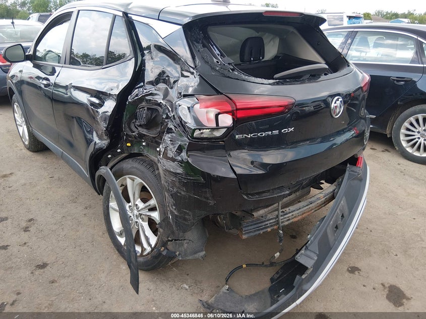 2020 Buick Encore gx VIN KL4MMBS27LB086538 IAAI salvage auction — LEFT REAR, Salvage (Ohio), sold $3,200 on 2026-07-14 (photo 6)