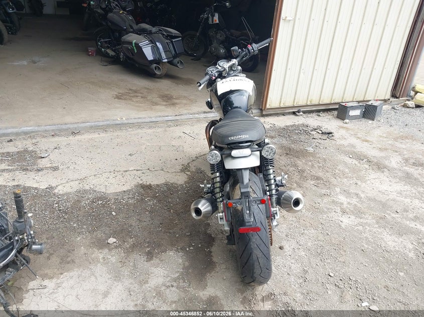2021 Triumph motorcycle Speed twin VIN SMTD54HF7MTAD9191 IAAI salvage auction — SIDE, Salvage - Greater Than 75% (Maryland), sold $25 on 2026-07-28 (photo 6)