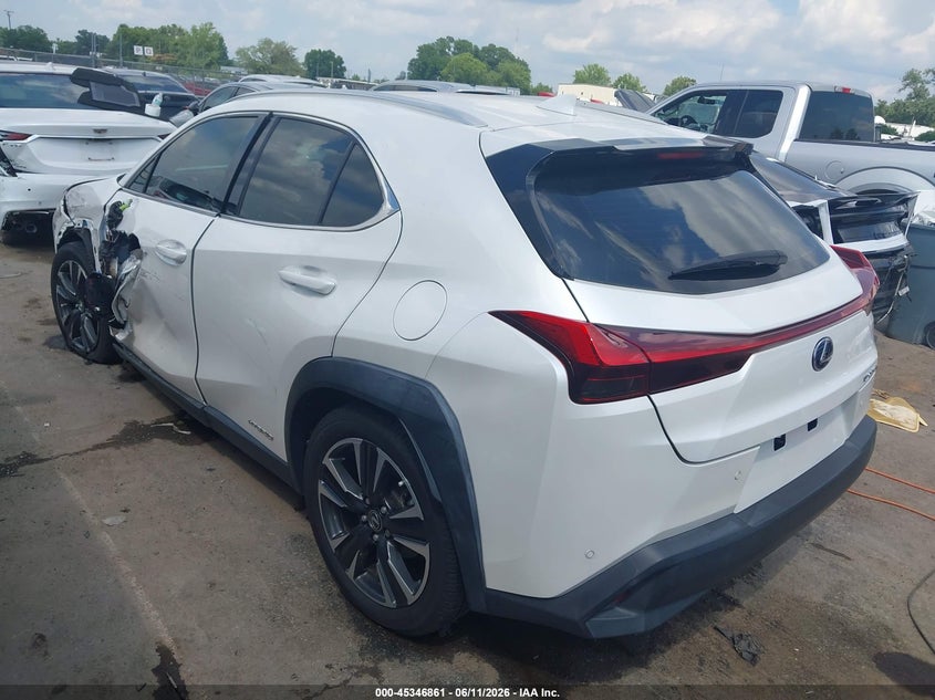 2020 Lexus Ux VIN JTHP9JBH1L2021072 IAAI salvage auction — FRONT END, Salvage (North Carolina), sold $9,050 on 2026-07-20 (photo 3)