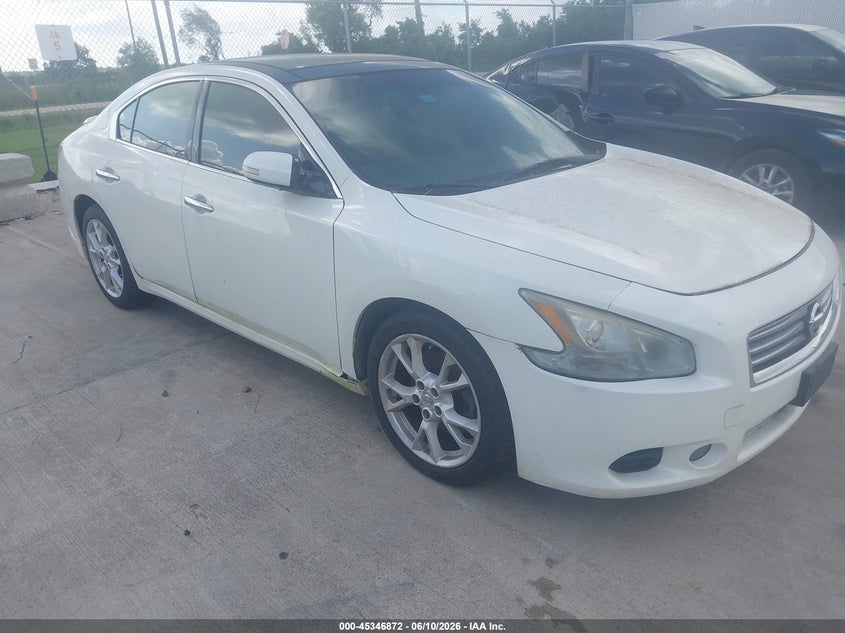 2012 Nissan Maxima VIN 1N4AA5AP5CC816544 IAAI salvage auction — NORMAL WEAR, Dismantler/Coa (Texas), sold $325 on 2026-07-10 (photo 1)