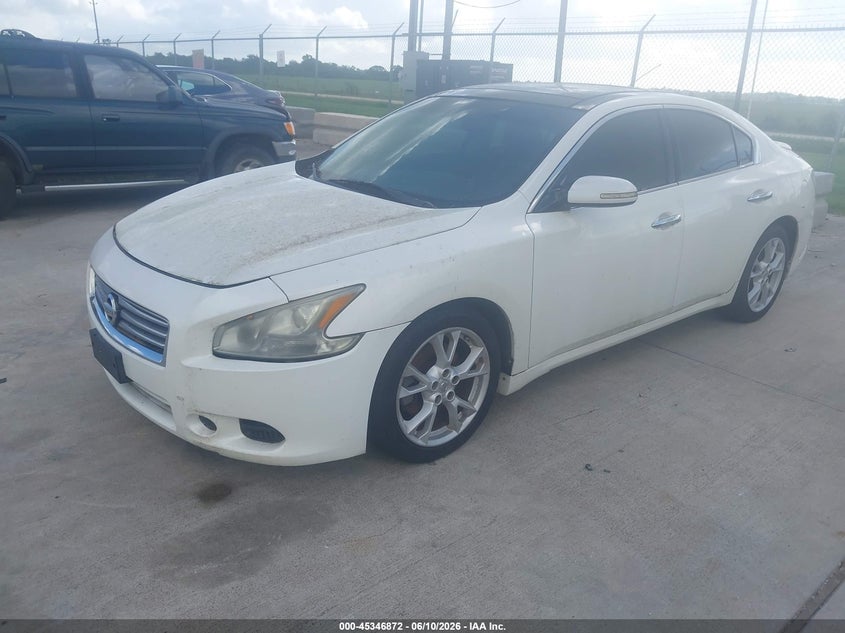 2012 Nissan Maxima VIN 1N4AA5AP5CC816544 IAAI salvage auction — NORMAL WEAR, Dismantler/Coa (Texas), sold $325 on 2026-07-10 (photo 2)