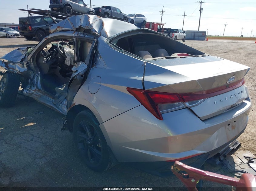 2023 Hyundai Elantra VIN 5NPLM4AGXPH107641 IAAI salvage auction — LEFT SIDE, Non-Repairable (Texas), sold $25 on 2026-07-28 (photo 3)
