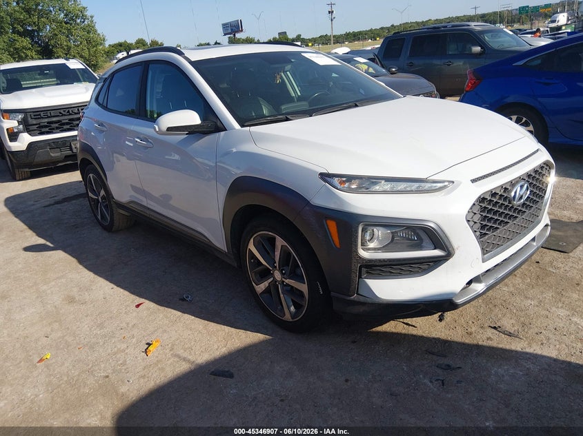2018 Hyundai Kona VIN KM8K33A50JU098884 IAAI salvage auction — NORMAL WEAR, Clear - Public Restricted (Oklahoma), sold $1,500 on 2026-07-08 (photo 1)