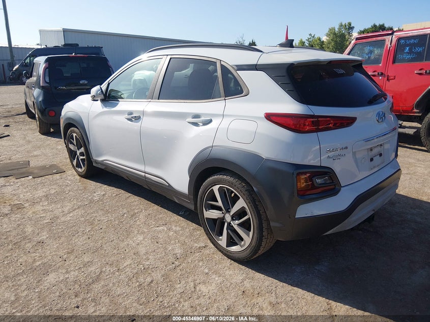 2018 Hyundai Kona VIN KM8K33A50JU098884 IAAI salvage auction — NORMAL WEAR, Clear - Public Restricted (Oklahoma), sold $1,500 on 2026-07-08 (photo 3)