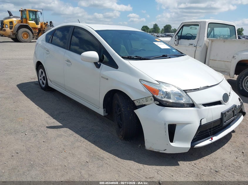 2015 Toyota Prius VIN JTDKN3DU1F1893727 IAAI salvage auction — FRONT END, Salvage (Arkansas), sold $2,150 on 2026-07-22 (photo 1)