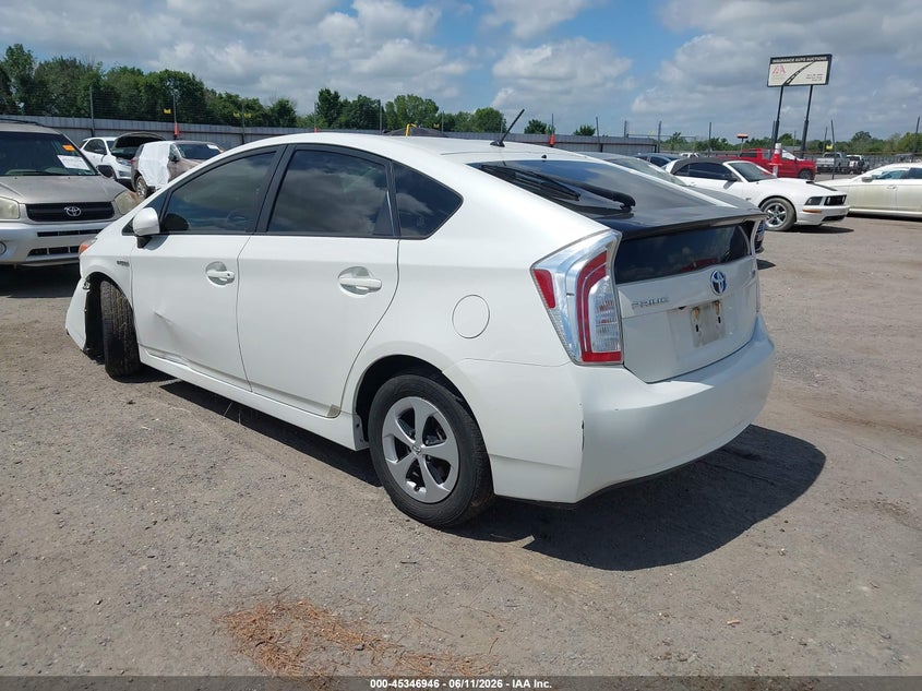 2015 Toyota Prius VIN JTDKN3DU1F1893727 IAAI salvage auction — FRONT END, Salvage (Arkansas), sold $2,150 on 2026-07-22 (photo 3)