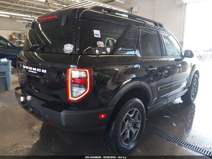 2021 Ford Bronco sport VIN 3FMCR9D97MRB17639 IAAI salvage auction — NORMAL WEAR, Sf97 (New York), sold $14,100 on 2026-08-20 (photo 4)