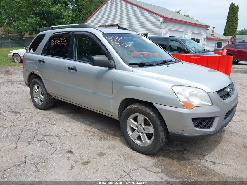 2010 Kia Sportage VIN KNDKGCA30A7723547 IAAI salvage auction — NORMAL WEAR, Original (Maine), sold $325 on 2026-07-27 (photo 1)