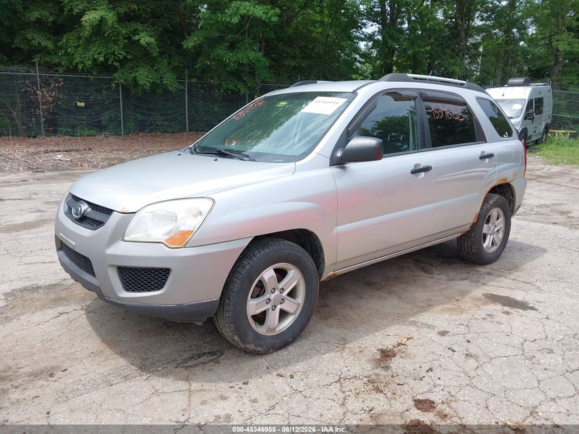 2010 Kia Sportage VIN KNDKGCA30A7723547 IAAI salvage auction — NORMAL WEAR, Original (Maine), sold $325 on 2026-07-27 (photo 2)
