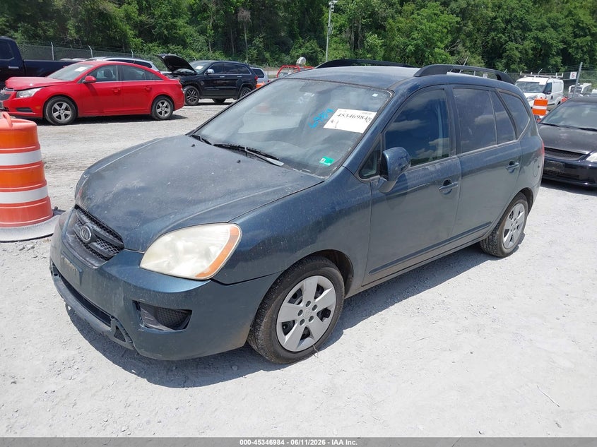 2009 Kia Rondo VIN KNAFG528297284996 IAAI salvage auction — FRONT END, Clear (Virginia), sold $350 on 2026-07-07 (photo 2)