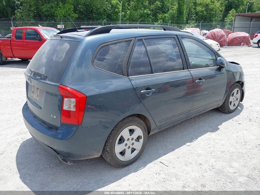 2009 Kia Rondo VIN KNAFG528297284996 IAAI salvage auction — FRONT END, Clear (Virginia), sold $350 on 2026-07-07 (photo 4)