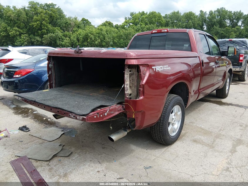 2007 Toyota Tundra VIN 5TFRV54107X012871 IAAI salvage auction — REAR END, Salvage (Kansas), sold $525 on 2026-07-29 (photo 4)