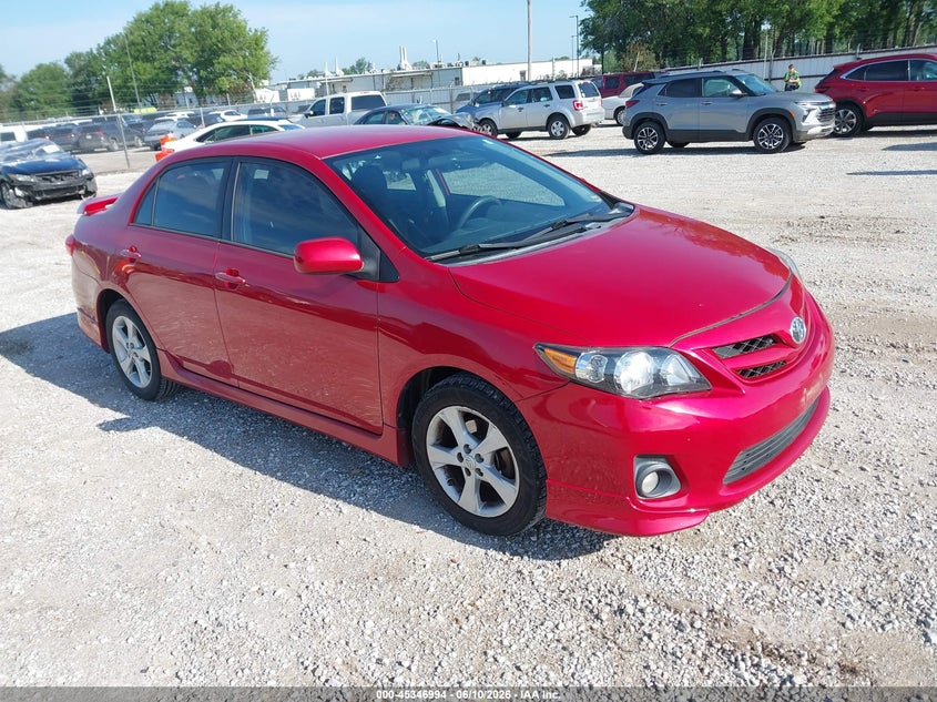 2013 Toyota Corolla VIN 5YFBU4EE4DP128875 IAAI salvage auction — LEFT SIDE, Salvage (Missouri), sold $2,100 on 2026-07-06 (photo 1)