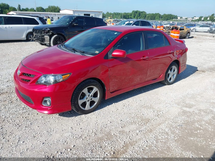 2013 Toyota Corolla VIN 5YFBU4EE4DP128875 IAAI salvage auction — LEFT SIDE, Salvage (Missouri), sold $2,100 on 2026-07-06 (photo 2)