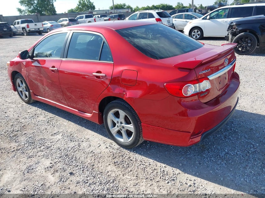 2013 Toyota Corolla VIN 5YFBU4EE4DP128875 IAAI salvage auction — LEFT SIDE, Salvage (Missouri), sold $2,100 on 2026-07-06 (photo 3)