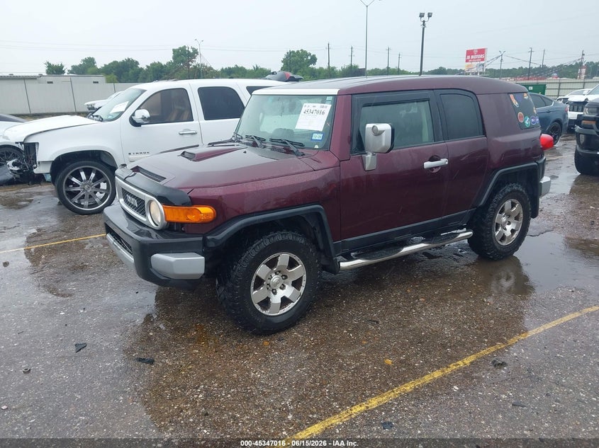 2007 Toyota Fj cruiser VIN JTEBU11F770073572 IAAI salvage auction — RIGHT FRONT, Original (Texas), sold $4,100 on 2026-08-01 (photo 2)