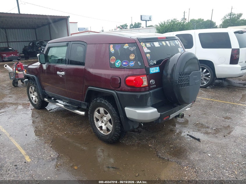 2007 Toyota Fj cruiser VIN JTEBU11F770073572 IAAI salvage auction — RIGHT FRONT, Original (Texas), sold $4,100 on 2026-08-01 (photo 3)